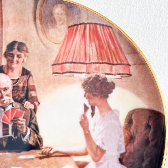 1983 Rockwell Plate This Room Light Made Light Campaign Signed - Picture 5 of 6